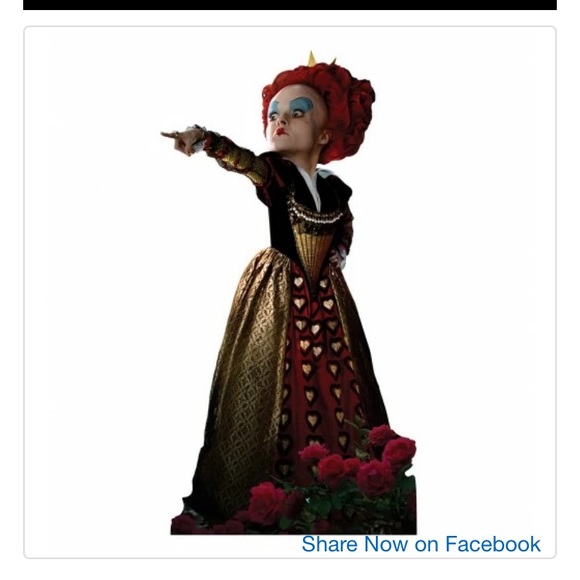 RED QUEEN ALICE IN WONDERLAND CARDBOARD CUTOUT. FREE SHIP